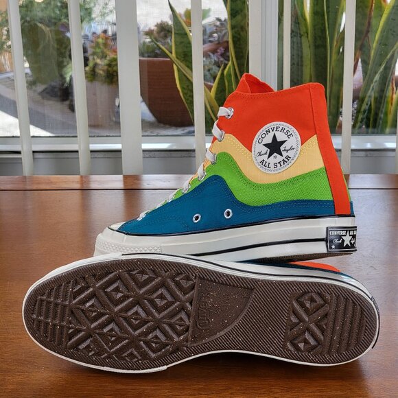Converse Chuck 70 Hi "The Great Outdoors" 170836C Bright Poppy/Citro Sz 10 Men's - Picture 6 of 13